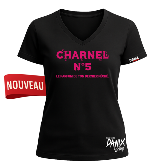 Tshirt CHARNEL N°5 Le parfum de ton dernier péché (Parodie) [DANIX CENSORED]